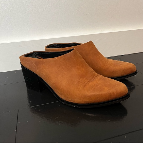 Intentionally Blank Suede Mules - Picture 1 of 5
